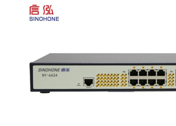 30 Port Fiber Optic Converter Exchange Capacity 256Mpps For Industrial