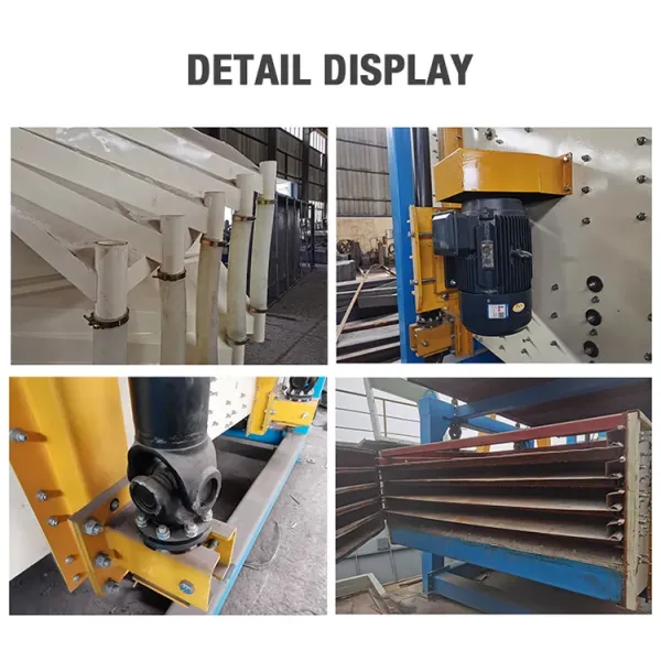 20t/H-40t/H Gyratory Vibro Sifter Silica Sand Gyratory Vibrating Screen