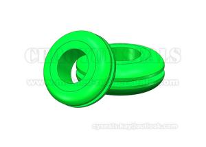 Wholesale Green Silicone Rubber Grommet Seal Propanol Ethyl Carbinol Nitrobenzene Resistance from china suppliers