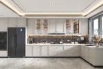 Luxury Kitchen Design Cupboard Lacquer Kitchen Cabinets For Apartment Hotel