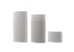 ISO Empty Cosmetic Packaging PP Oval Shape Stick Deodorant 50g Twist Up