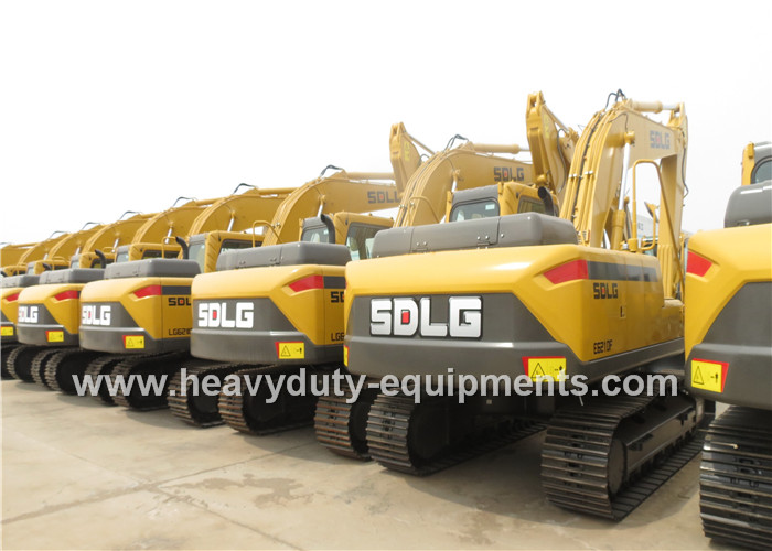 Crawler Type Hydraulic Grab Heavy Duty Excavator Five Clamp 0.9M3 Bucket
