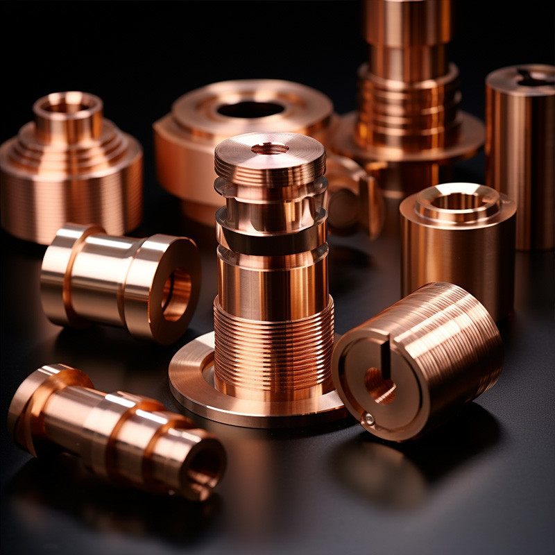 Turning Milling CNC Copper Parts Micro Machining For Medical Aerospace