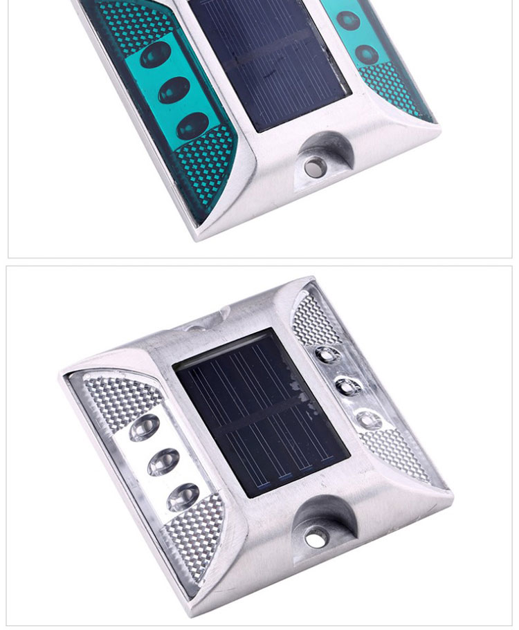 100*20*20 Cast Aluminum Reflective Square Road Stud For Road Safety