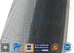 PTFE Coated Fiberglass Mesh Fabric 4X4MM 580GSM Black Conveyor Belt Roll