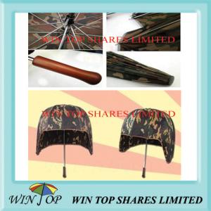 Wholesale Camouflage Safe and Windproof Helmet Umbrella from china suppliers