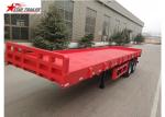 9.5 Meters 2 Axles Pipe Transport Trailer Commercial Semi Truck Type