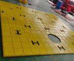 1MX1M Anti Slip Surface Floor Mat For Rig Floor Thickness 30MM PU For Drilling