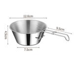 Hot Sale 304 Stainless Steel Outdoor Camping Cookware Mess Kit Portable Picnic