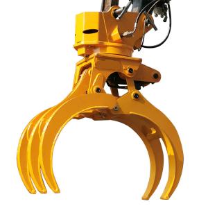 Wholesale Hydraulic Rotator Grapple 360 Degree Excavator Bucket Grapple Attachment from china suppliers