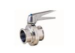 Threaded Ends 2 Inch Sanitary Clamp Butterfly Valve