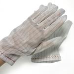 Stripe Carbon Cleanroom ESD Antistatic Polyester Gloves