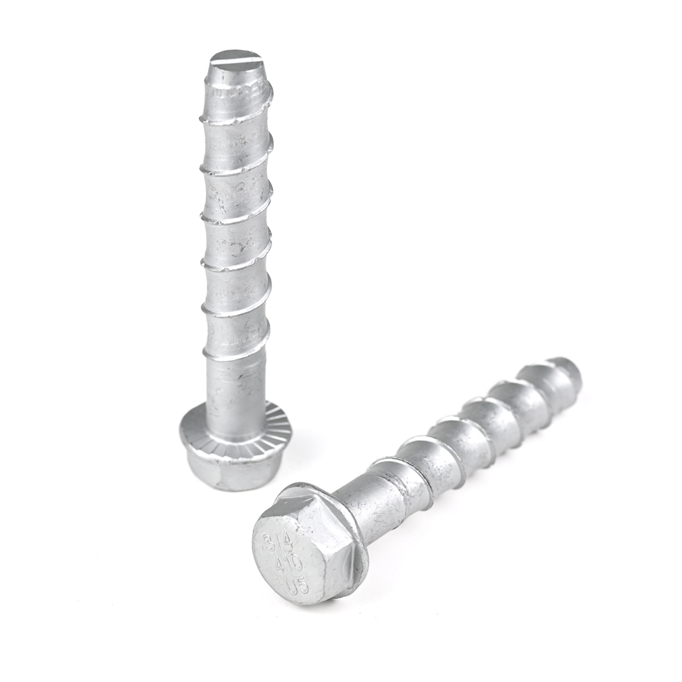 Sus410 U5 3/4-16x5" Hex Washer Head Anchor Bolts for Concrete Slab Easy Installation