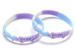 Glow In The Dark Rubber Bracelets Personalized Custom Sports Bracelets