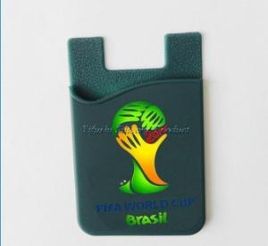 Wholesale Colorful Name Card Holder,Silicone Smart Card Wallet For Smart Phone from china suppliers
