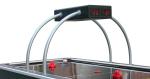 90 Inches Electronic Scoring Air Hockey Table Double Steel Rods With Aluminum