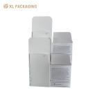Custom Printed Cosmetic Bottle Folding Card Paper Box Makeup White Paper Box
