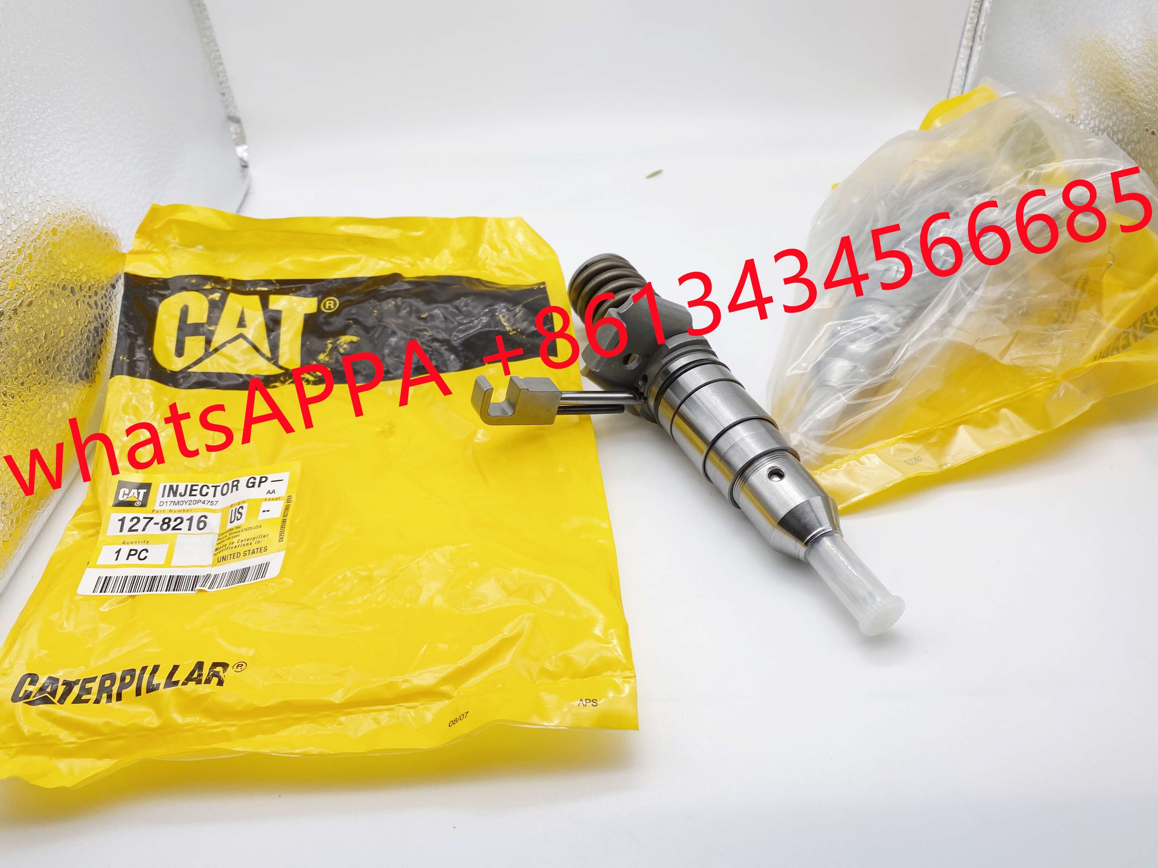 Machinery Excavator Engine Rail Fuel Injector Nozzle CAT 3114 3116 107-7733 127-8216
