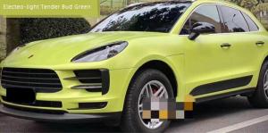 Wholesale PET Swipeable 60µM Light Bud Green Car Vinyl Wrap Clear Removable Acrylic Adhesive from china suppliers