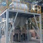 Multilayer Filter Dry Mortar Machine 45kw PLC Controlled 0.6m³/Min