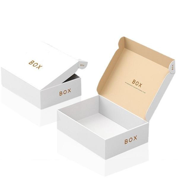 Corrugated Board Custom Logo Plated Eco Friendly Colored Small Packaging