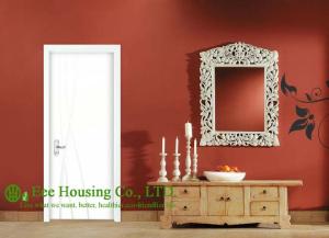 Wholesale White Color Timber Veneer door,Composited timber door, wooden door with solid core inside from china suppliers