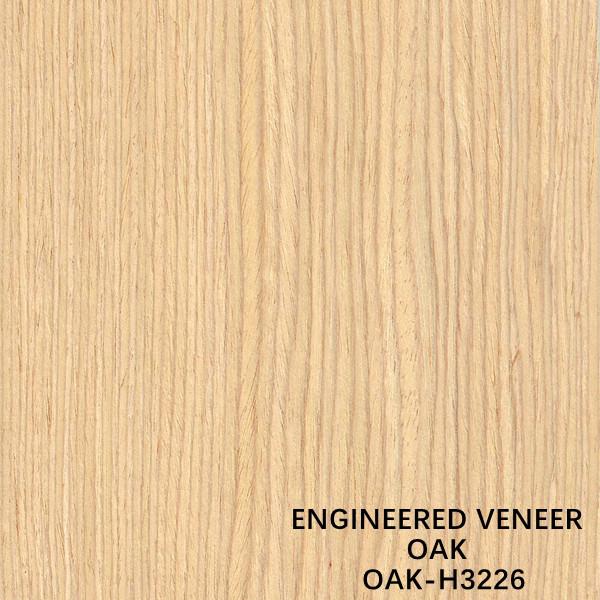 Copy White Oak Straight Wood Grain H3226 Man Made Wood Veneer For Wall Covering