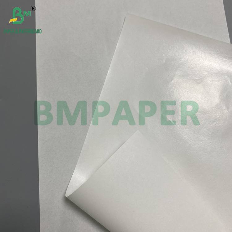 30gsm 60gsm MG Calendared White Kraft Paper For Sugar Packet PE Coating One Side