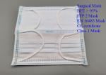 Lightweight 3 Ply Non Woven Face Mask , Anti Pollution Fda Approved Face Masks