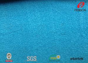 Wholesale Warp Knitting Polyester Velour Fabric , Solid Aqua Green Velvet Chair Fabric from china suppliers
