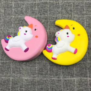 Wholesale Squishy Toys Cute Moon Unicorn Scented Cream Slow Rising Squeeze Decompression Toys from china suppliers
