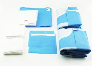 Wholesale Custom Sterile Surgical Packs , Patient Drapes Dental Tooth with Rubber Gloves from china suppliers