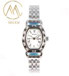 Logo Customized Oval Case Shaps Ml 222 Stainless Steel Strap Quartz Women Watch