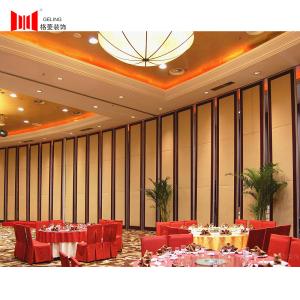 Wholesale Fireproof 32kg/M2 Acoustic Folding Partition Walls 80mm Demountable from china suppliers