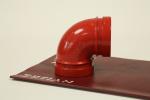 2.5mpa Pressure Grooved Elbow Polishing For Industrial