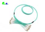 24F OM3 Fiber Optic Patch Cables LC UPC- LC UPC 50 / 125 Aqua LSZH Fiber Jumper