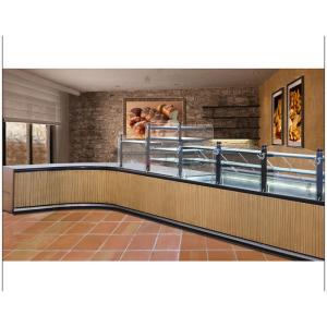 Wholesale Shopping Mall Dessert Display Case , Glass Pastry Display Case Customized Color from china suppliers