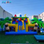 Commercial pvc fun city jumping bounce house inflatable amusement park for kids
