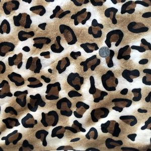 Wholesale Professional Tiger Printed Fleece Fabric 220GSM~500GSM Warp Knitting from china suppliers
