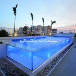 Building Material AUPOOL 30 Years Non-yellowing Acrylic Pool for Vietnam Hotel