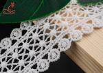 Embroidered Circular Water Soluble Lace Trim Border For Garment Accessory