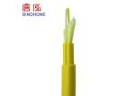 FTTH Indoor Fiber Optic Cable Separated Easily Long Delivery Length 1-4 Core