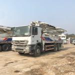 300KW 38m Pump Used Cement Truck , Used Concrete Machine Actros 3341 For