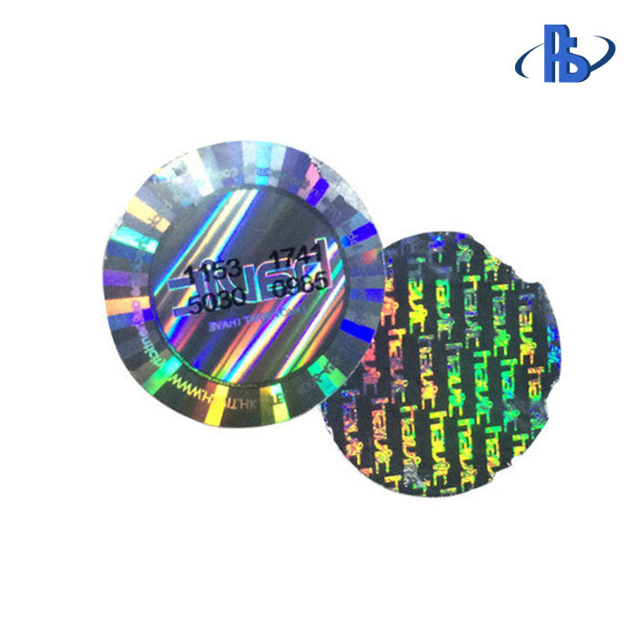 PET Material 3D Hologram Stickers With Excellent Moisture Barrier