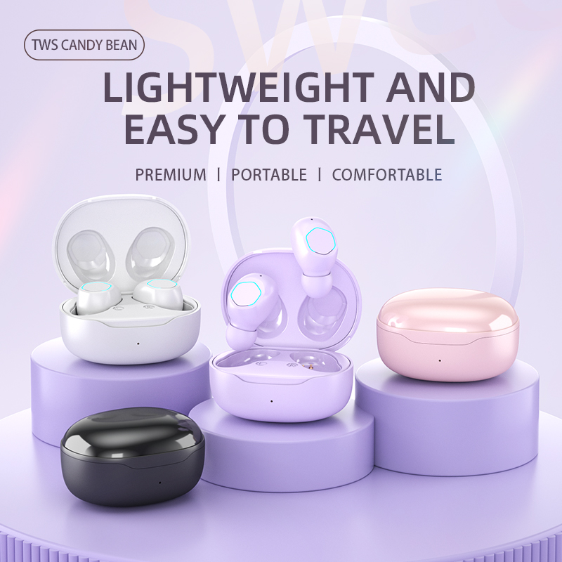 Mini Stereo True Wireless Gaming Earbuds with TYPE-C Connectors and IPX-4 Waterproof Standard