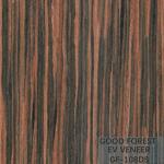 Engineered Wood Veneer Ebony Wood Veneer 0.15-0.55 mm Thickness