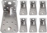 Standard 90 x 90 x 65 Angle Rib Construction Metal Bracket Heavy Duty Beading