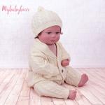 Autumn New Toddler Baby Boys Girls Knitted Bodysuit Infant Jumpsuit Knitwear