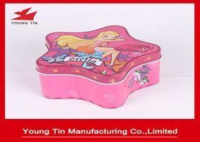 Wholesale Christmas Star Shaped Candy Gift Tins , Personalized Packaging Tin container Box from china suppliers