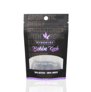 Wholesale Food Mylar Stand Up Zipper Bags 100g Flat Bottom With Window FDA Certified from china suppliers